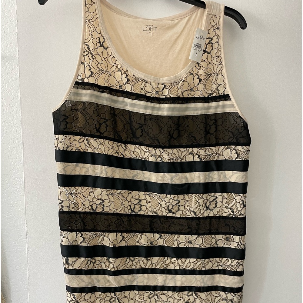 Loft tank blouse size L